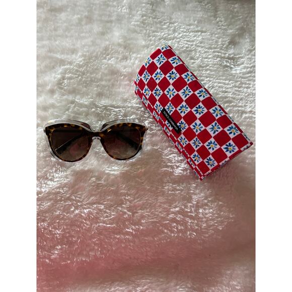Dolce & Gabbana D&G DG 4282 757/13 Havana Transparent Brown Gradient Sunglasses main image 8